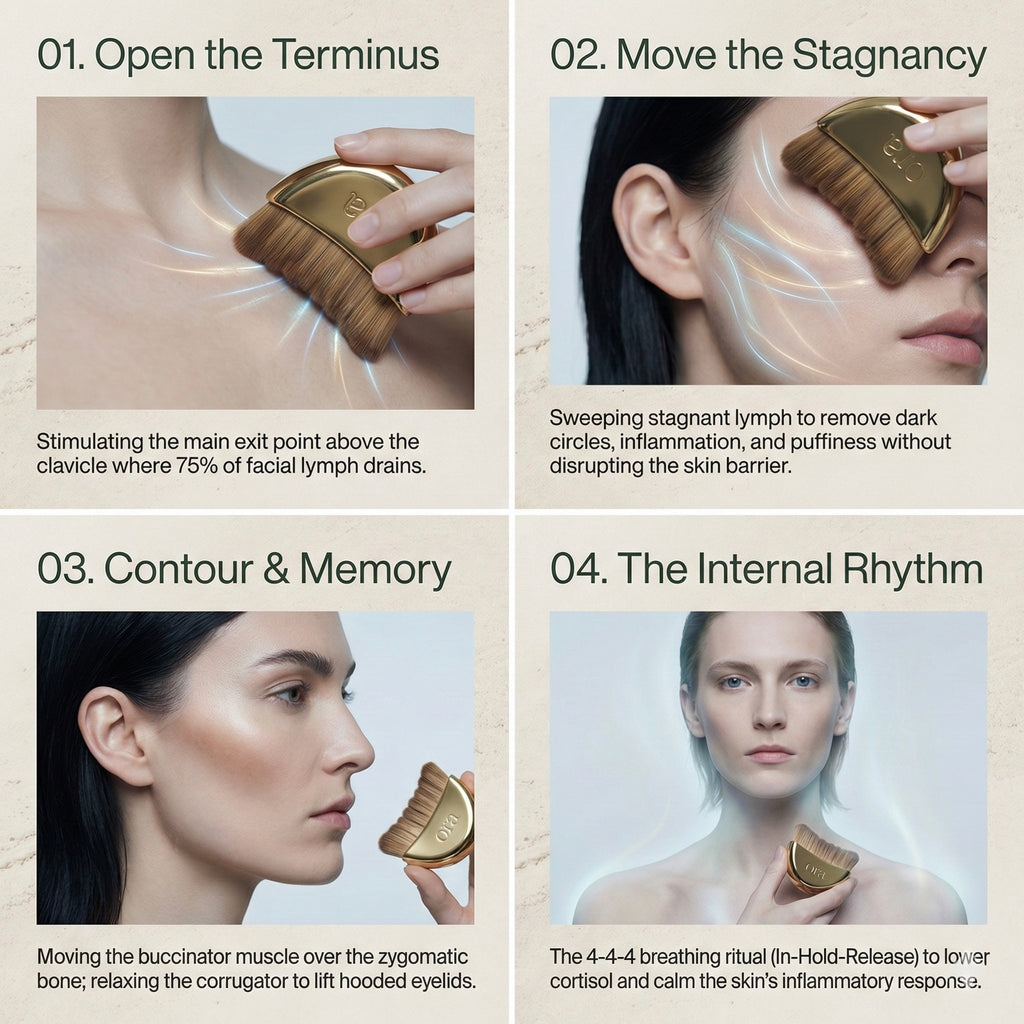 OUT OF STOCK — Ora DueBrush™ - Lymphatic Facial Massage Brush For Contouring